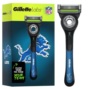 Gillette Labs Special NFL Lions Edition Razor w/ 4 Refills: $22