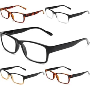 Blu Light Protectant Reading Glasses 5-Pack: $12
