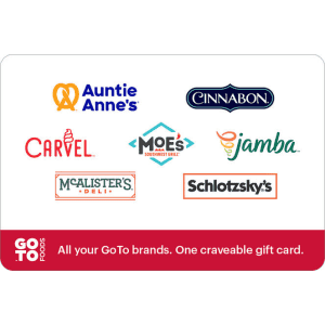 GoTo Foods eGift Card at Giftcards.com: 20% off $50 GoTo Foods eGift Card at Giftcards.com: 20% off $50