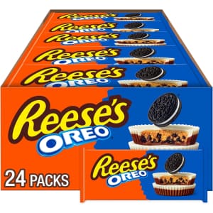 Reese's Oreo Peanut Butter Cups 24-Pack: $18 w/ Subscribe & Save