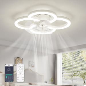 Low Profile Ceiling Fandelier: $70 w/ Prime