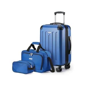 Amazon Basics 3-Piece Luggage Set: $40
