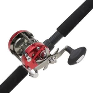 Abu Garcia Ambassadeur 7000 Baitcast Fishing Combo: $138