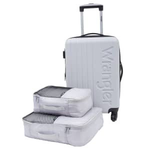 Wrangler San Antonio 3-Piece Expandable Luggage Set: $34