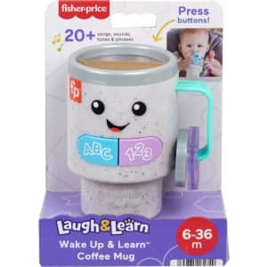 Fisher-Price Laugh & Learn Wake Up & Learn Coffee Mug: $5.09