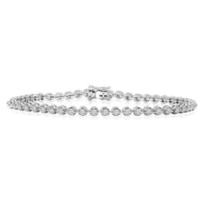 1.95-tcw Diamond Bracelet in 14K White Gold: $999 for members 1.95-tcw Diamond Bracelet in 14K White Gold: $999 for members