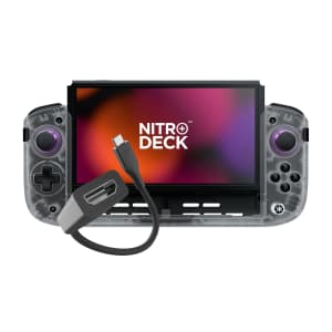 CRKD Nitro Deck+ Handheld Pro Controller with HDMI Adapter for Nintendo Switch: $59.99