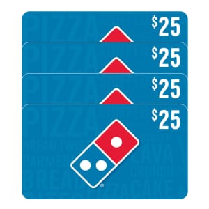 $100 in Domino's Gift Cards: $70 for members