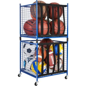 Mythinglogic Rolling Sports Ball Storage Cart: $49 w/ Prime