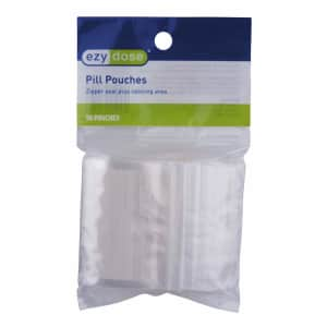 Ezy Dose Disposable Pill Organizer Bags 50-Pack: $1.49