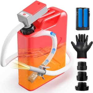 Portable Fluid Transfer Pump with Auto-Stop Sensor: $33.99 Portable Fluid Transfer Pump with Auto-Stop Sensor: $33.99