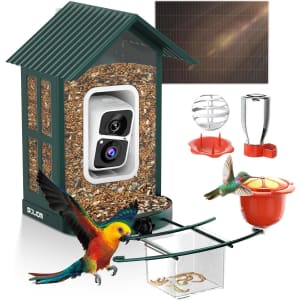 Soliom Solar Bird Feeder with Camera: $49.50