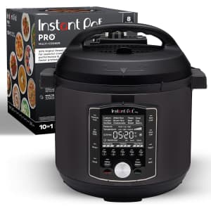 Instant Pot Pro 8-Quart 10-in-1 Pressure Cooker: $145 Instant Pot Pro 8-Quart 10-in-1 Pressure Cooker: $145