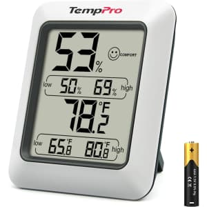 ThermoPro TP50 Digital Hygrometer & Thermometer: $9.99