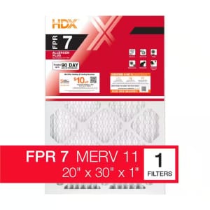 HDX 1" Air Filters at Home Depot: Buy 2, get 2 free
