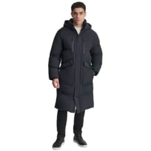 DKNY Men's Quilted Hooded Duffle Parka: $68.25 DKNY Men's Quilted Hooded Duffle Parka: $68.25