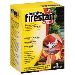 Duraflame Firestart Cubes 18-Count Box: $4.97