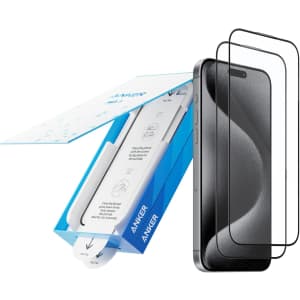 Anker 9H+ Glass Screen Protectors for iPhone 2-Pack: $6.29 Anker 9H+ Glass Screen Protectors for iPhone 2-Pack: $6.29