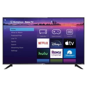 Westinghouse 65" 4K Ultra HD Smart Roku TV: $300 Westinghouse 65" 4K Ultra HD Smart Roku TV: $300