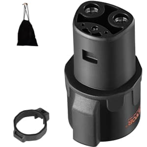 Vevor 80A J1772 to Tesla Charger Adapter: $14 in cart