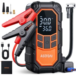 AstroAI S8 Air Nano Jump Starter with Air Compressor: $36 w/ Prime
