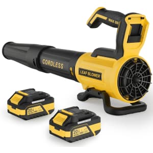 Cordless Leaf Blower w/ 2 4.0Ah Batteries: $60 Cordless Leaf Blower w/ 2 4.0Ah Batteries: $60