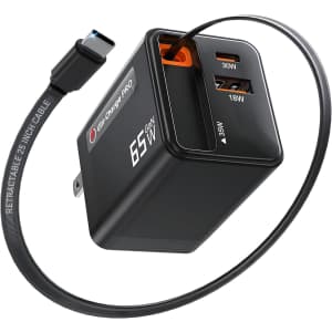 Ulti Charge Pro 65W USB-C Retractable Charger: $22.99