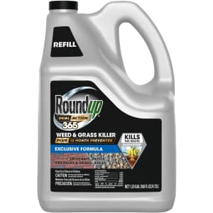 Roundup Dual Action 365 Weed & Grass Killer Plus 12 Month Preventer 1.25-Gallon: $28
