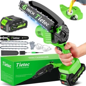 Tietoc 6" Mini Chainsaw: $23.98