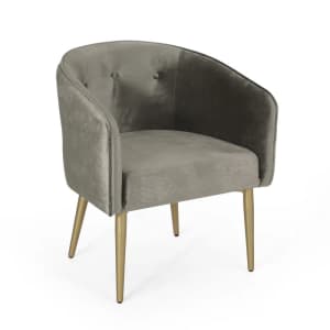 Christopher Knight Home Velvet Armchair: $135