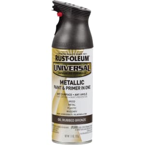 Rust-Oleum Universal All Surface Metallic 11-oz. Spray Paint: $9.48