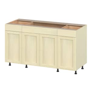 Project Source Omaha Unfinished 60" Ready-To-Assemble Sink Base: $85