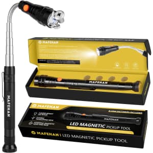 LED Magnetic Pickup Tool with Telescoping Neck: $6.49