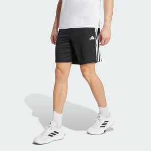 adidas Men's Train Essentials Piqué 3-Stripes Training Shorts: $10 adidas Men's Train Essentials Piqué 3-Stripes Training Shorts: $10
