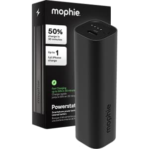 Mophie Powerstation Fast 5,000mAh Power Bank: $13