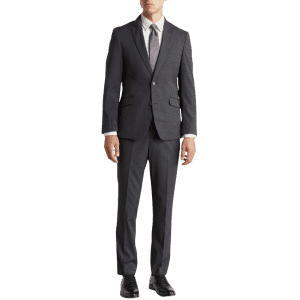 Savile Row Co. Men's Hoxton Check Notch Lapel Suit: $100 Savile Row Co. Men's Hoxton Check Notch Lapel Suit: $100