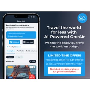 OneAir Elite Plan Lifetime Subscription: $50 OneAir Elite Plan Lifetime Subscription: $50