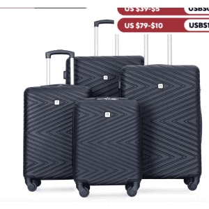 Travelhouse 4-Piece Luggage Set: $67 Travelhouse 4-Piece Luggage Set: $67