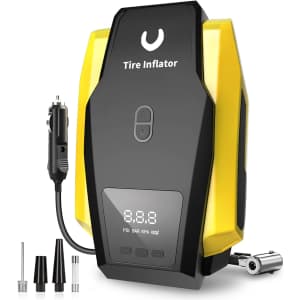 Powools Portable Air Compressor: $13 Powools Portable Air Compressor: $13