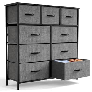 9-Drawer Fabric Dresser: $51 9-Drawer Fabric Dresser: $51
