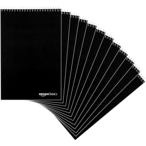 Amazon Basics 80-Sheet Steno Book 12-Pack: $10 via Sub & Save