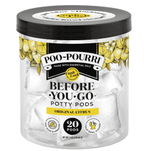 Poo-Pourri Before-You-Go 20-Count Potty Pods: $9.11 via Subscribe & Save w/ Prime