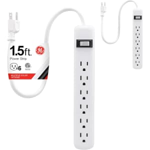 GE 6-Outlet Power Strip 2-Pack: $7.33