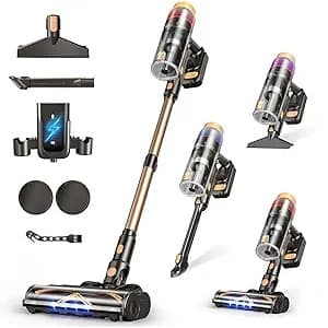 Vbuoo 580W 48KPa Cordless Vacuum Cleaner: $55 w/ Prime