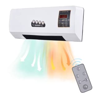 Romellar 2-in-1 Heater and Fan Combo: $22.41