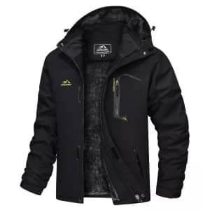 Tacvasen Men's Hooded Ski Coat: $50 Tacvasen Men's Hooded Ski Coat: $50