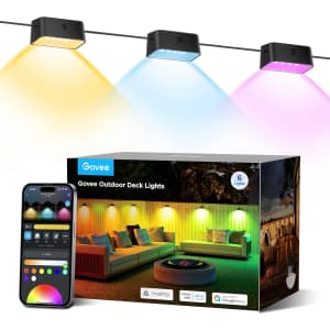 Govee RGBIC Outdoor Deck Lights 6-Pack: $50