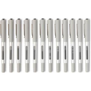 Amazon Basics 0.7mm Liquid Ink Rollerball Pens 12-Pack: $7