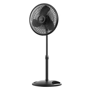 Lasko 16" 3-Speed Adjustable Oscillating Pedestal Fan: $27