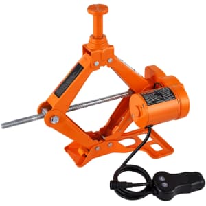 Vevor Orange 3-Ton Steel Hydraulic Scissor Jack: $45